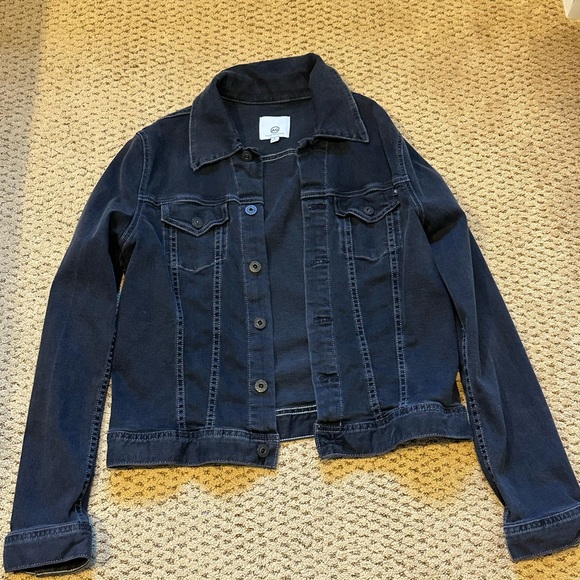 AG Black Denim Jacket - Picture 2 of 6